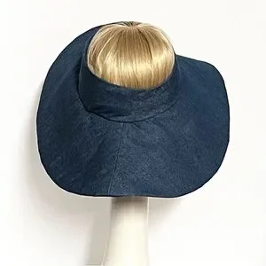 Bella Starr | Accessories | Denim Topless Sun Hat | Poshmark display picture 2